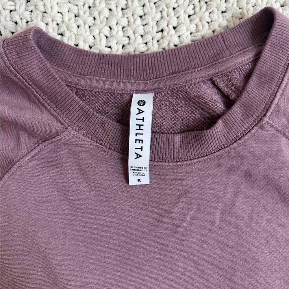 Athleta purple soft long sleeve - Picture 2 of 3